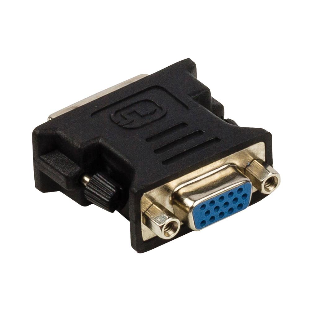 DVI-I / VGA, DVI-I, VGA, Maschio / femmina, Nero, Plastica, Sacchetto di politene - Foto 2